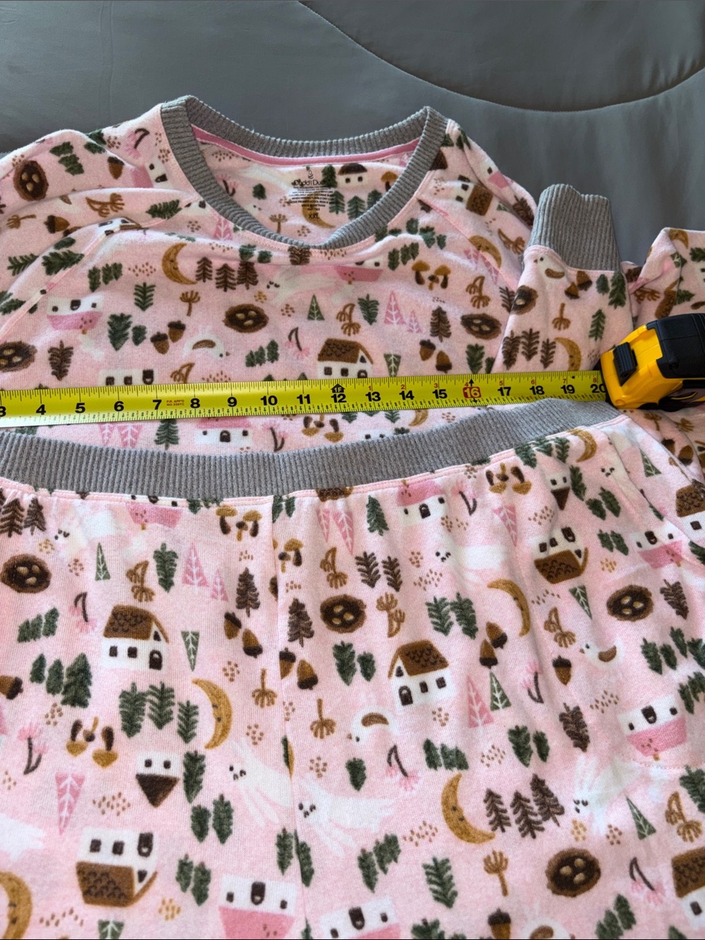 Cuddl Duds Women’s Pink Woodland Print Pajama Set NWT XXL - Picture 7 of 10